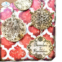 Elizabeth Craft Designs December Romance Die & Stamp Set