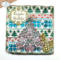 Elizabeth Craft Designs December Romance Die & Stamp Set