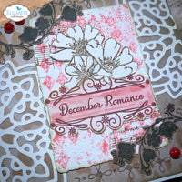 Elizabeth Craft Designs Winter Flowers Stamp Set