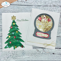 Elizabeth Craft Designs Snow Globe Fun Metal Die Set