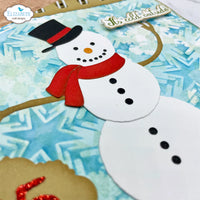 Elizabeth Craft Designs December White Metal Die Set