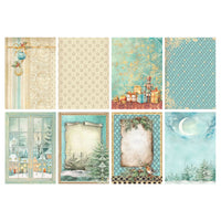 Stamperia The Nutcracker Backgrounds A6 Rice Papers (8/Pk)