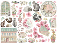 Stamperia Orchids and Cats Die Cuts 2.0