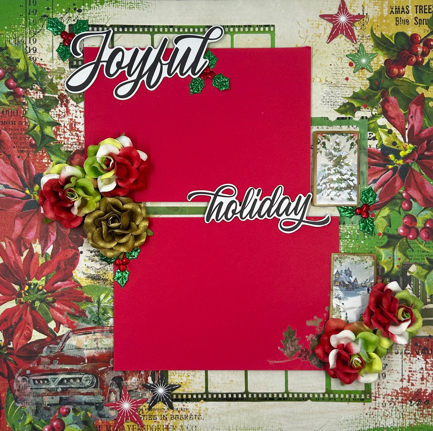 Joyful Holiday 2-Page Layout