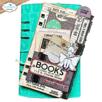 Elizabeth Craft Designs The Bookstore Die & Stamp Set