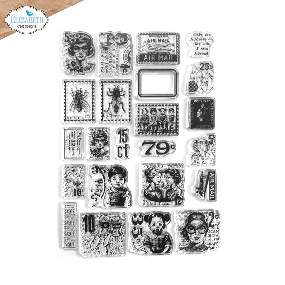 Elizabeth Craft Designs Postage Stamps 1 Stamp Set