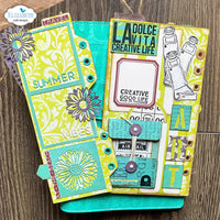 Elizabeth Craft Designs Frame Page with Gerberas Metal Die Set