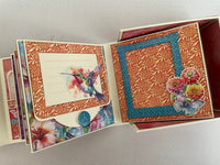 Graphic 45 Flight of Fancy - Square Tag Album in a Box 2024 Kit 5