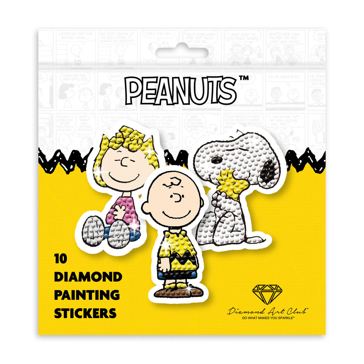 Diamond Art Club Peanuts™ Diamond Painting Stickers (10 pack)