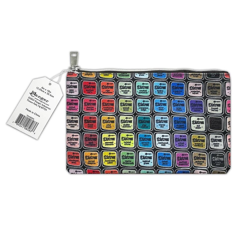 Tim Holtz Distress Ink Zipper Bag (6” x 10”)