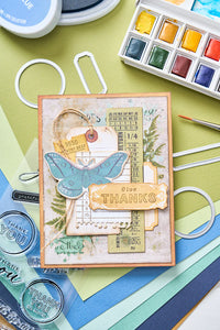 Sizzix Framelit Die Set w/Stamps - Thankful Sentiments by 49 & Market