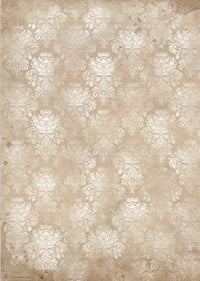 Stamperia Romantic Collection - Golden Harmony Washi Pad (8 Sheets)