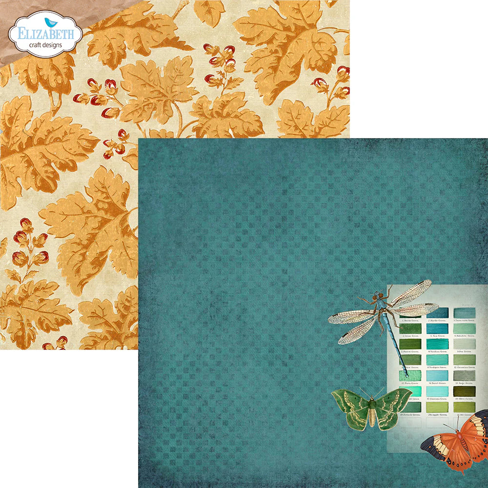 Elizabeth Craft Designs Beautiful Bounty 12” x 12” Paper Pack