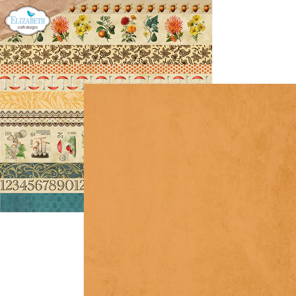 Elizabeth Craft Designs Beautiful Bounty 12” x 12” Paper Pack