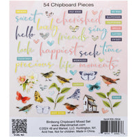 49 & Market Birdsong Chipboard Mixed Set