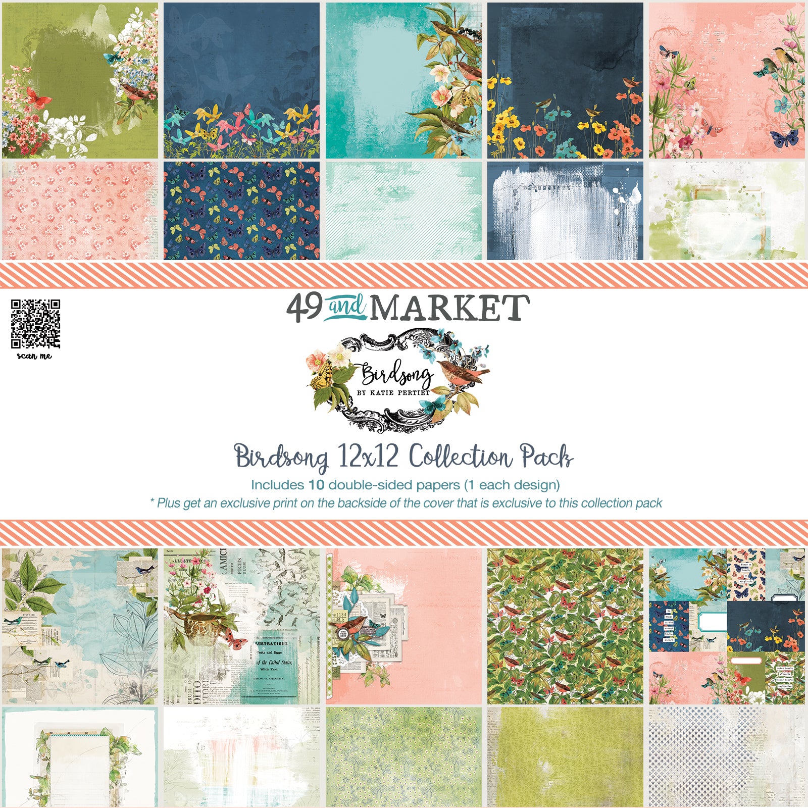 49 & Market Birdsong 12x12 Collection Pack