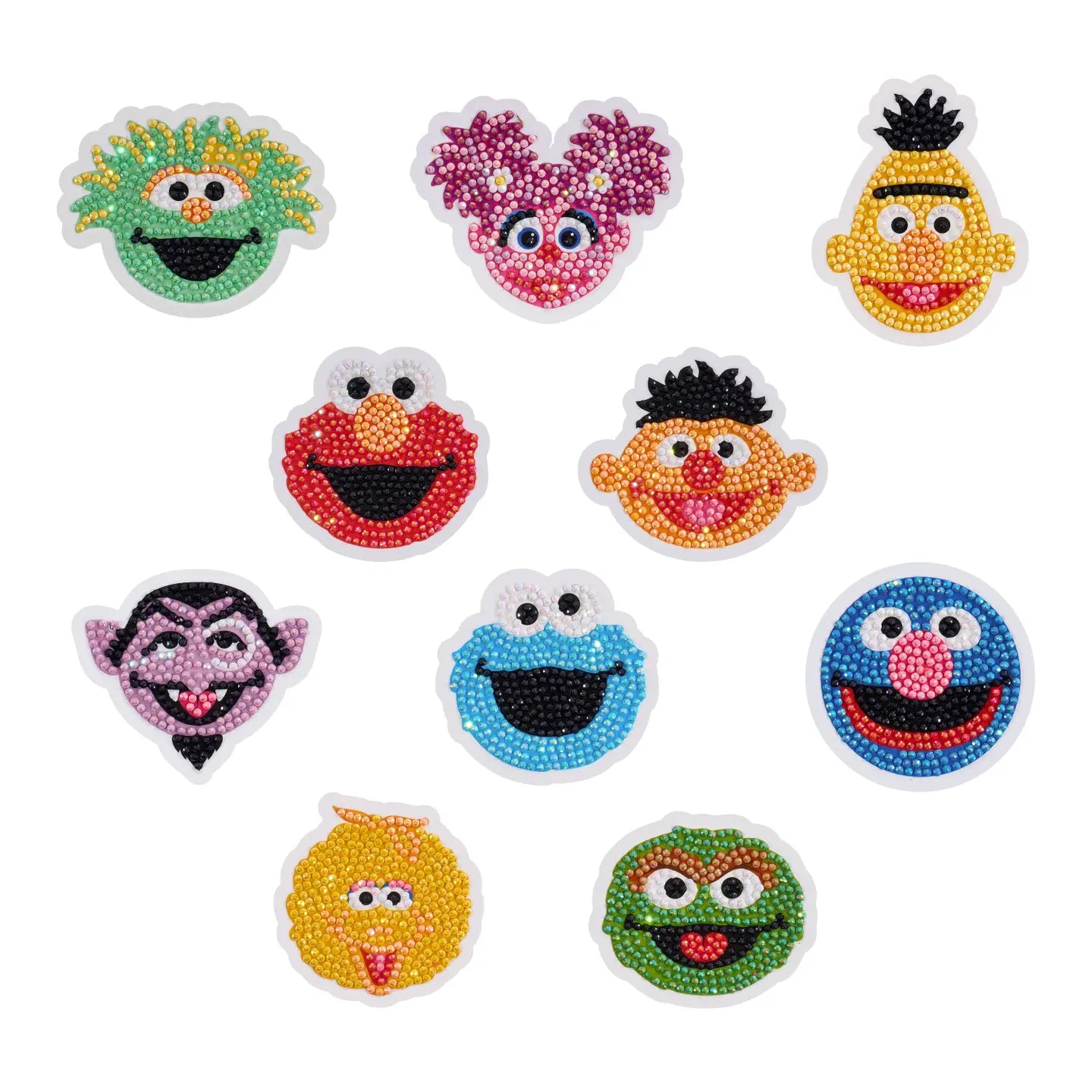 Diamond Art Club Sesame Street™ Diamond Painting Stickers (10 pack)