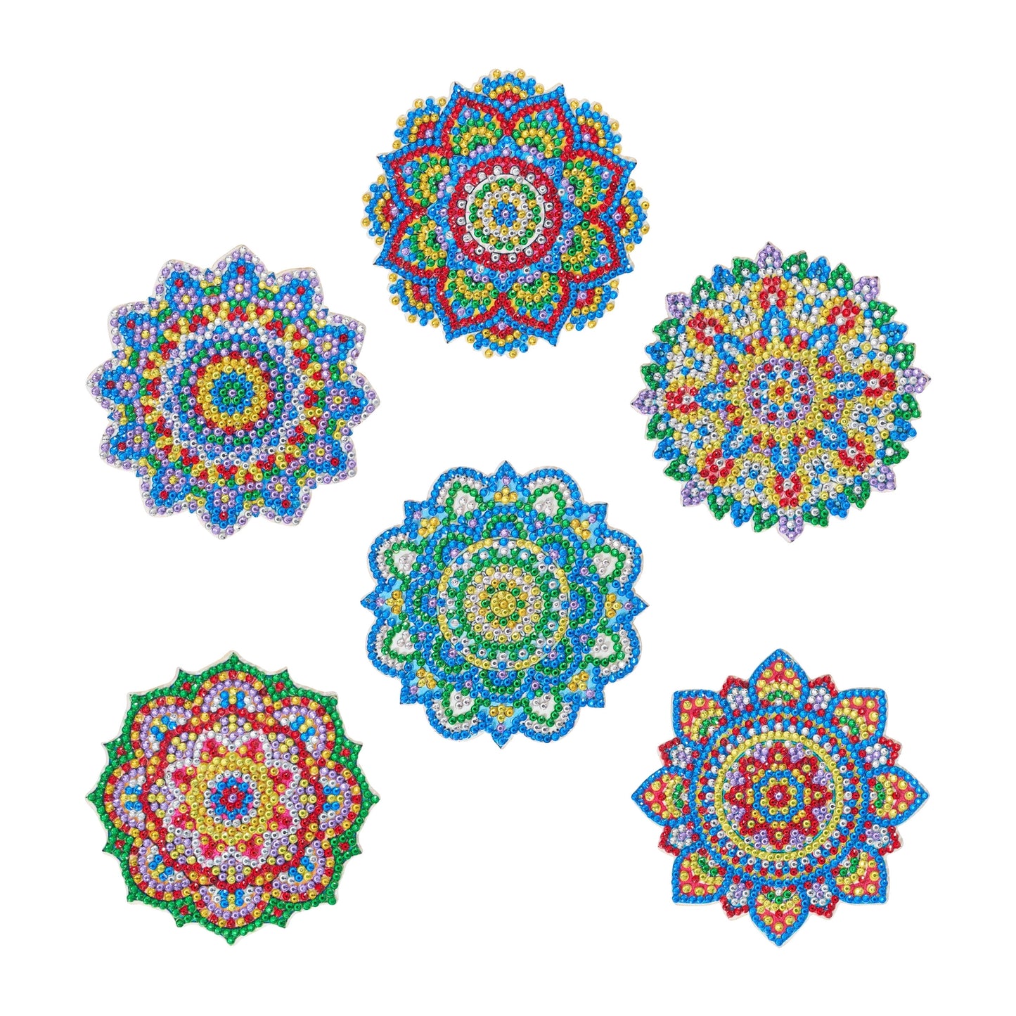 Diamond Art Club Coasters - Mandalas #2 (6 Pk)