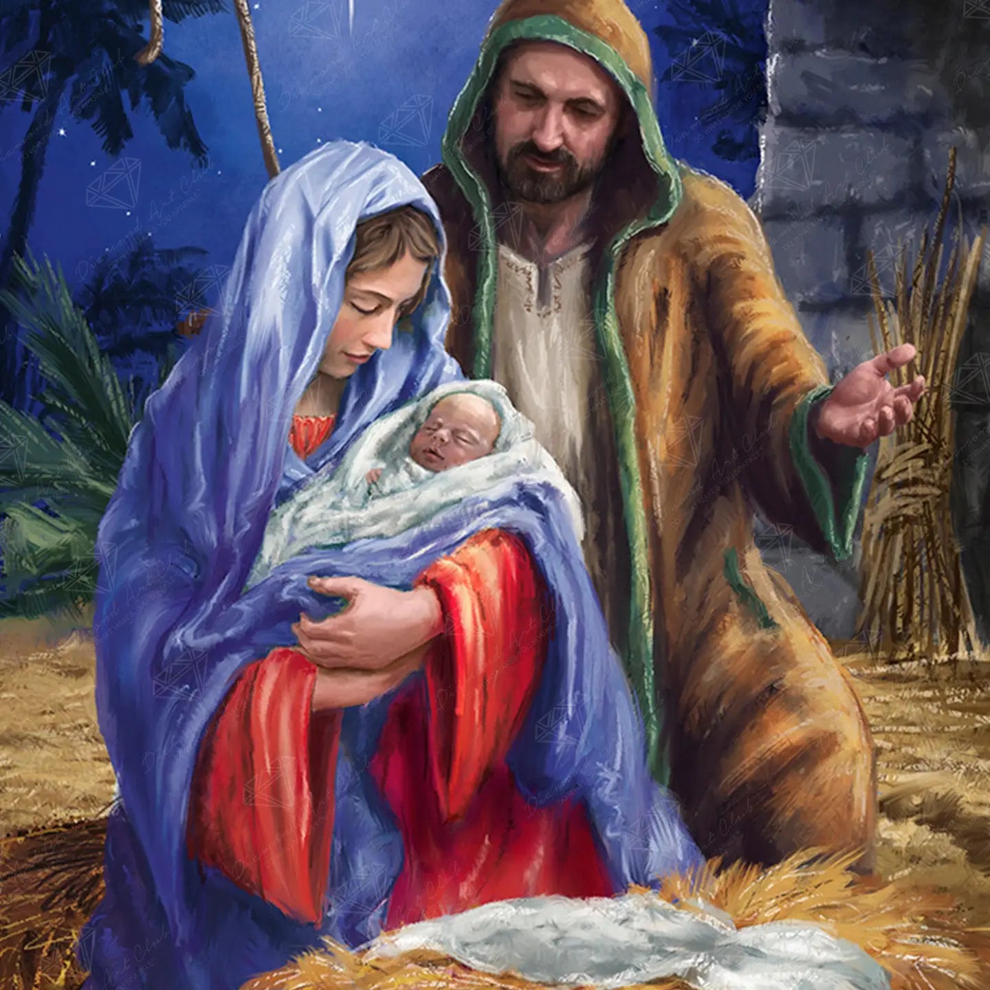 Diamond Art Club Nativity Scene