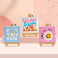 Diamond Art Club Mini Easels - Keep Smiling