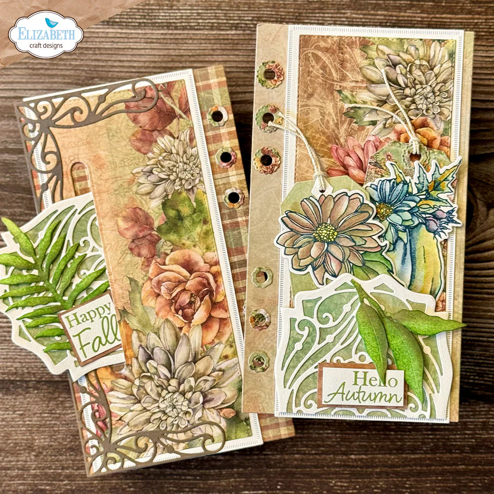 Elizabeth Craft Designs Autumn Greetings Stamp Set