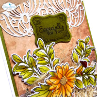 Elizabeth Craft Designs Autumn Greetings Stamp Set