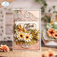 Elizabeth Craft Designs Autumn Fancy Corners Metal Die Set