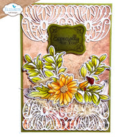 Elizabeth Craft Designs Autumn Fancy Borders Metal Die Set