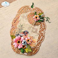 Elizabeth Craft Designs Autumn Fancy Frame Metal Die Set