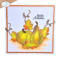 Elizabeth Craft Designs Autumn Pumpkins Metal Die Set