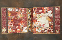 Graphic 45 Autumn Greetings - Trifold Waterfall Folio Album 2024 Kit 6