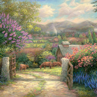 Diamond Art Club SQUARES Country Gate