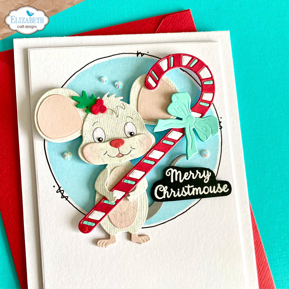 Elizabeth Craft Designs Mice Sentiments Stamp Set