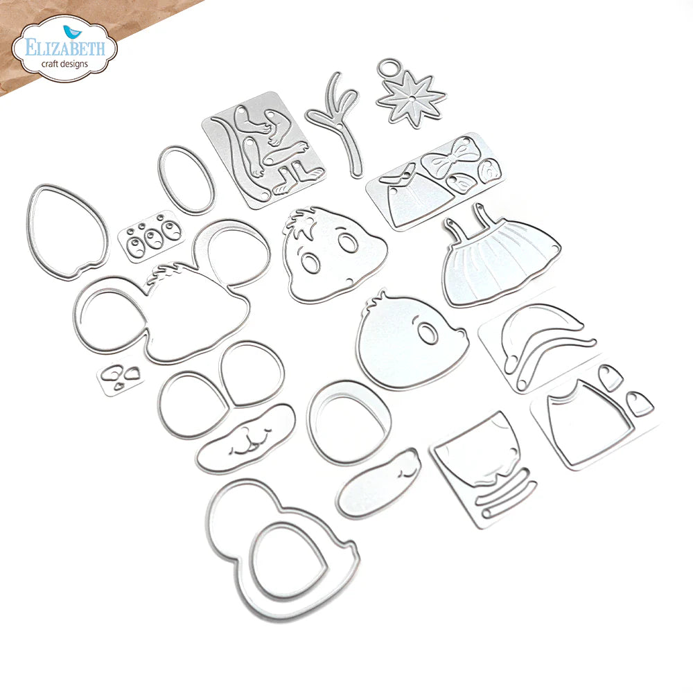 Elizabeth Craft Designs Little Mouse Metal Die Set