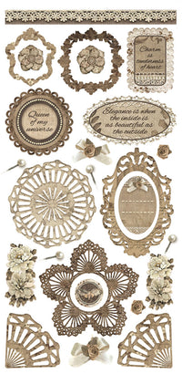 Stamperia Old Lace Paper Cut-Outs (4 Sheets)