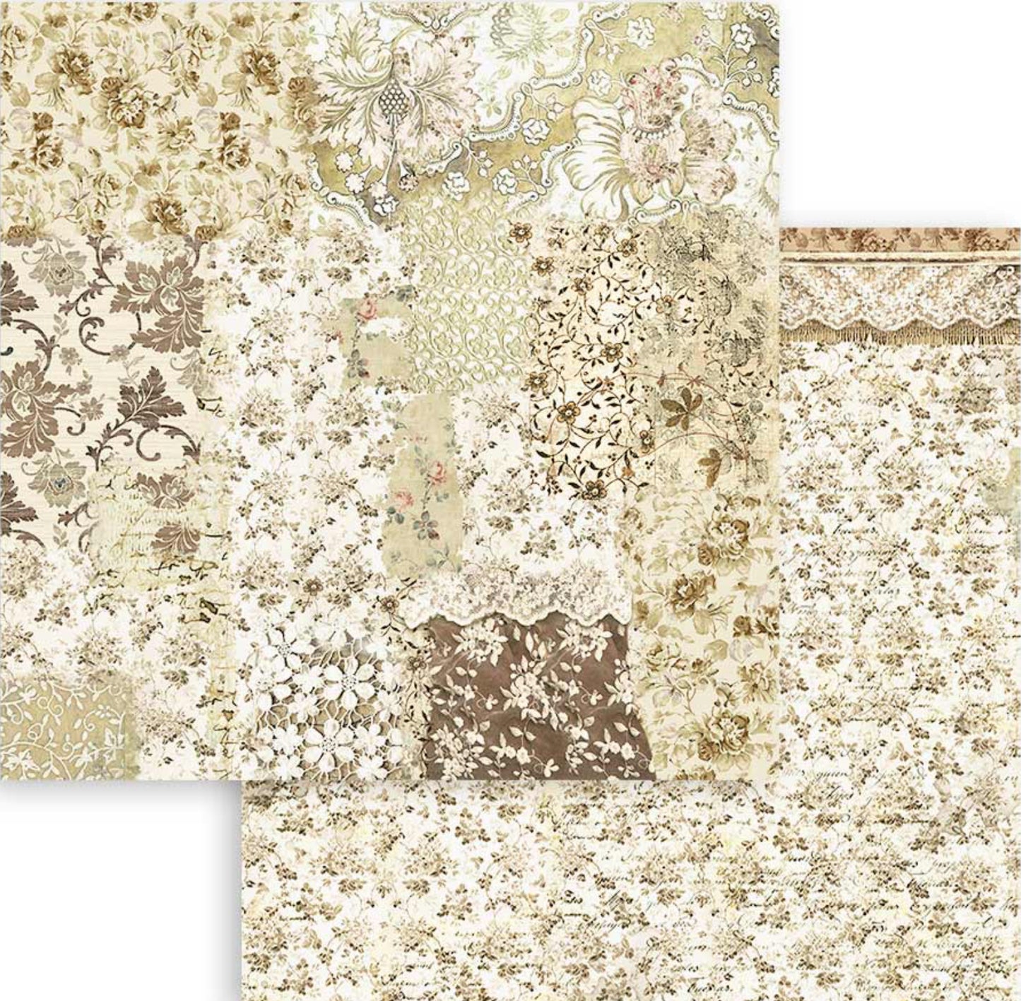 Stamperia Old Lace 12” x 12” Paper Pad