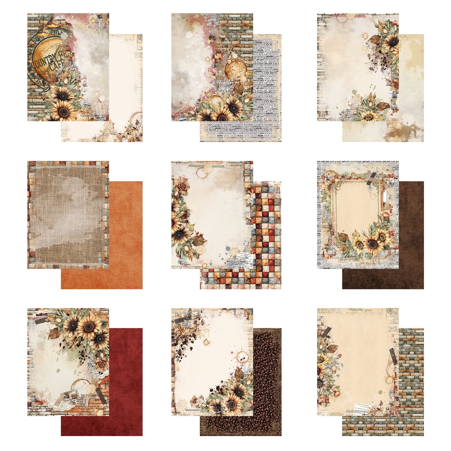 49 & Market Country Heart Cafe 6 x 8 Collection Pack