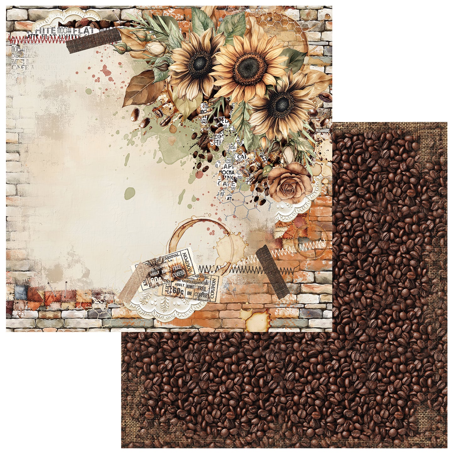 49 & Market Country Heart Cafe 12x12 Collection Pack