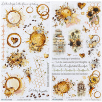49 & Market Country Heart Cafe Blendable 6 x 12 Rub-On Transfer Set