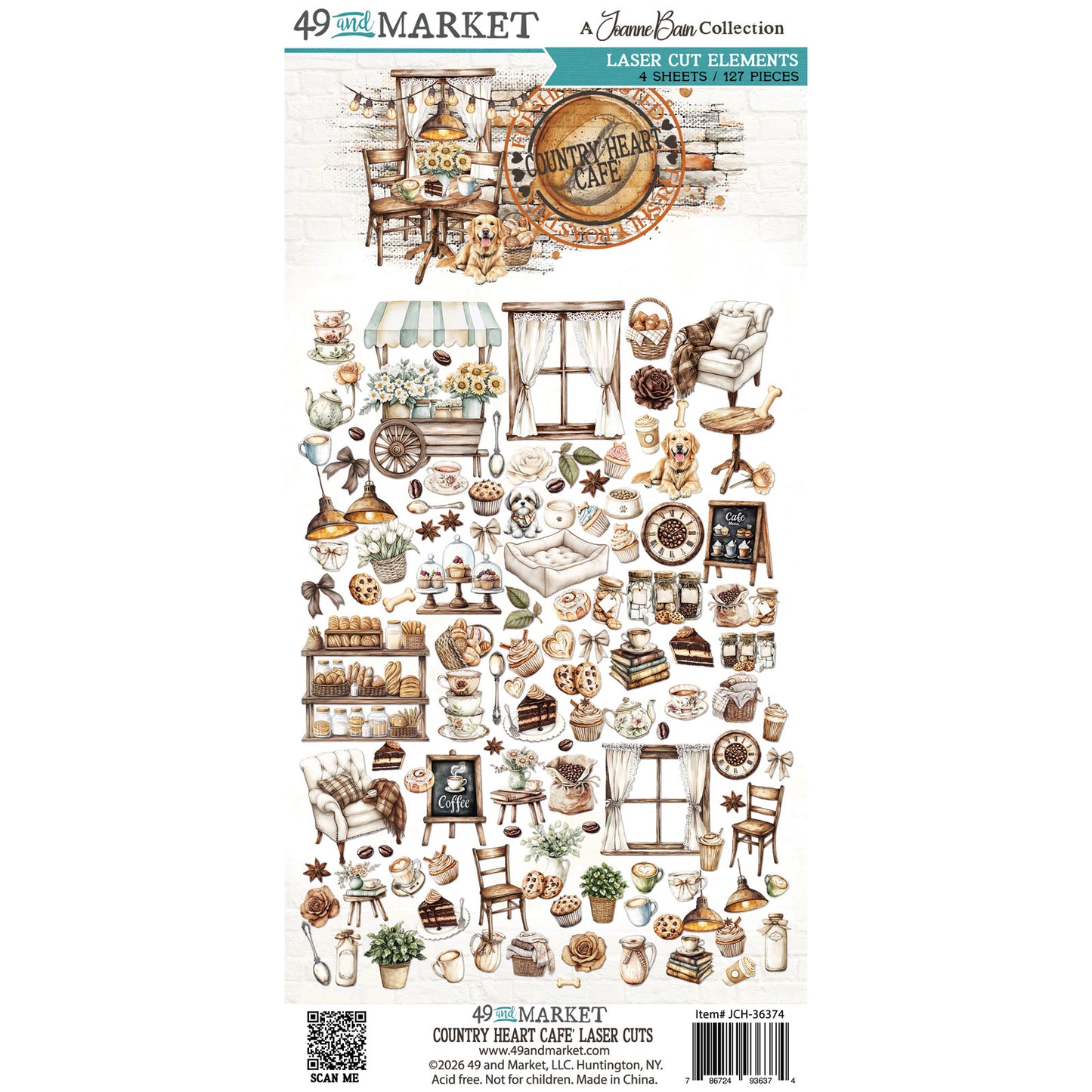 BUY IT ALL: 49 & Market Country Heart Cafe Collection