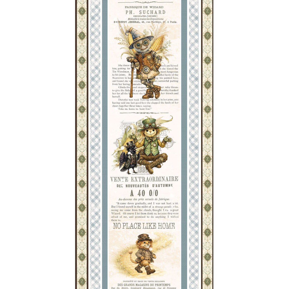 49 & Market Chronicles of Oz Washi Sticker Set