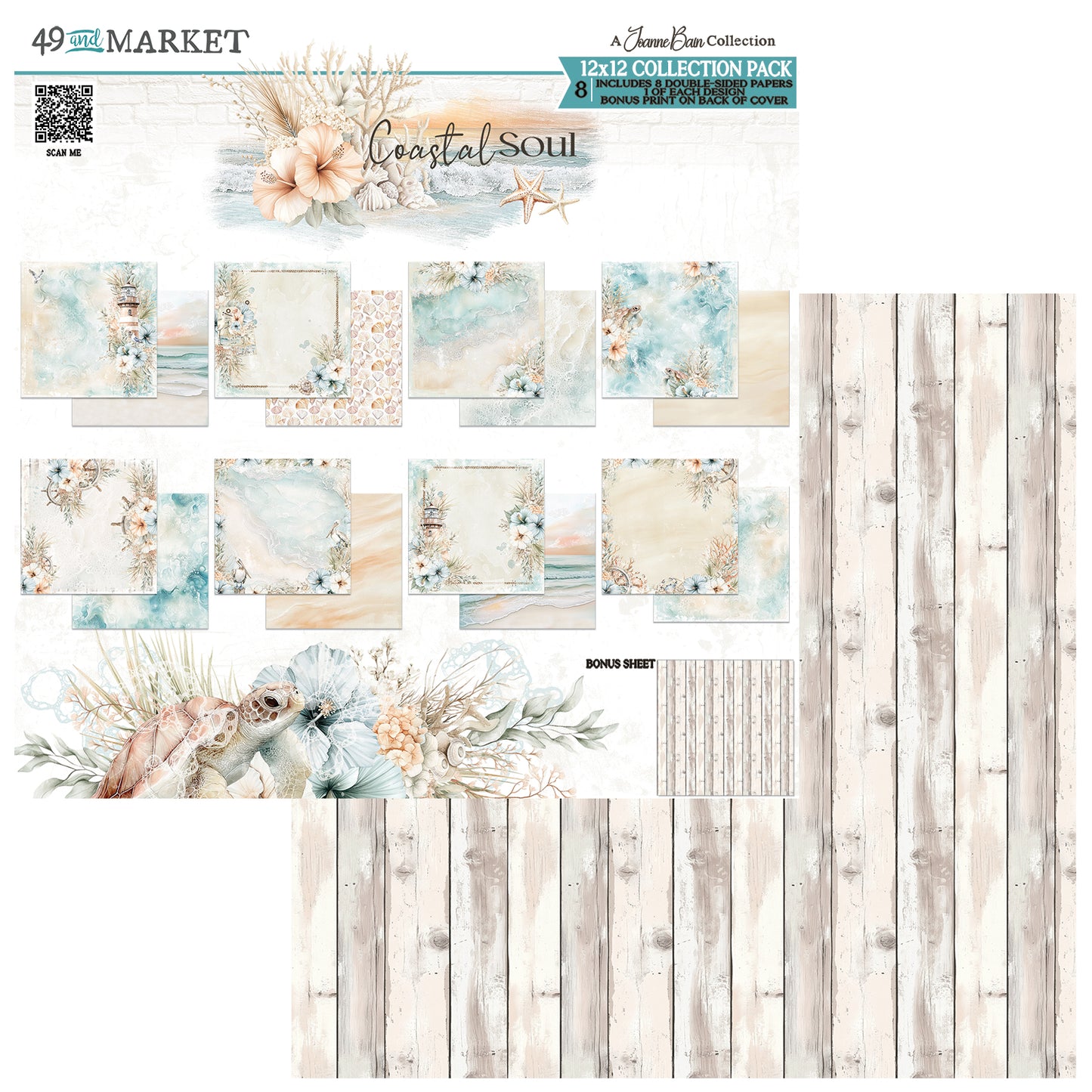 49 & Market Coastal Soul 12x12 Collection Pack
