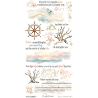 49 & Market Coastal Soul Blendable 6 x 12 Rub-On Transfer Set