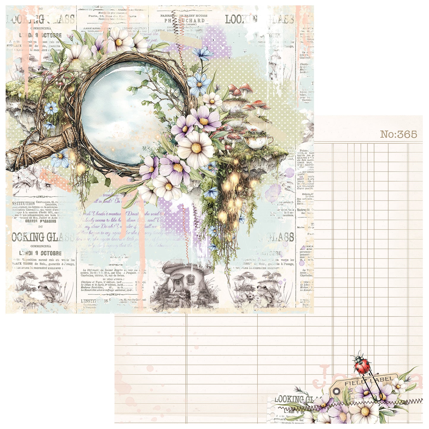 49 & Market The Looking Glass 12x12 Collection Pack