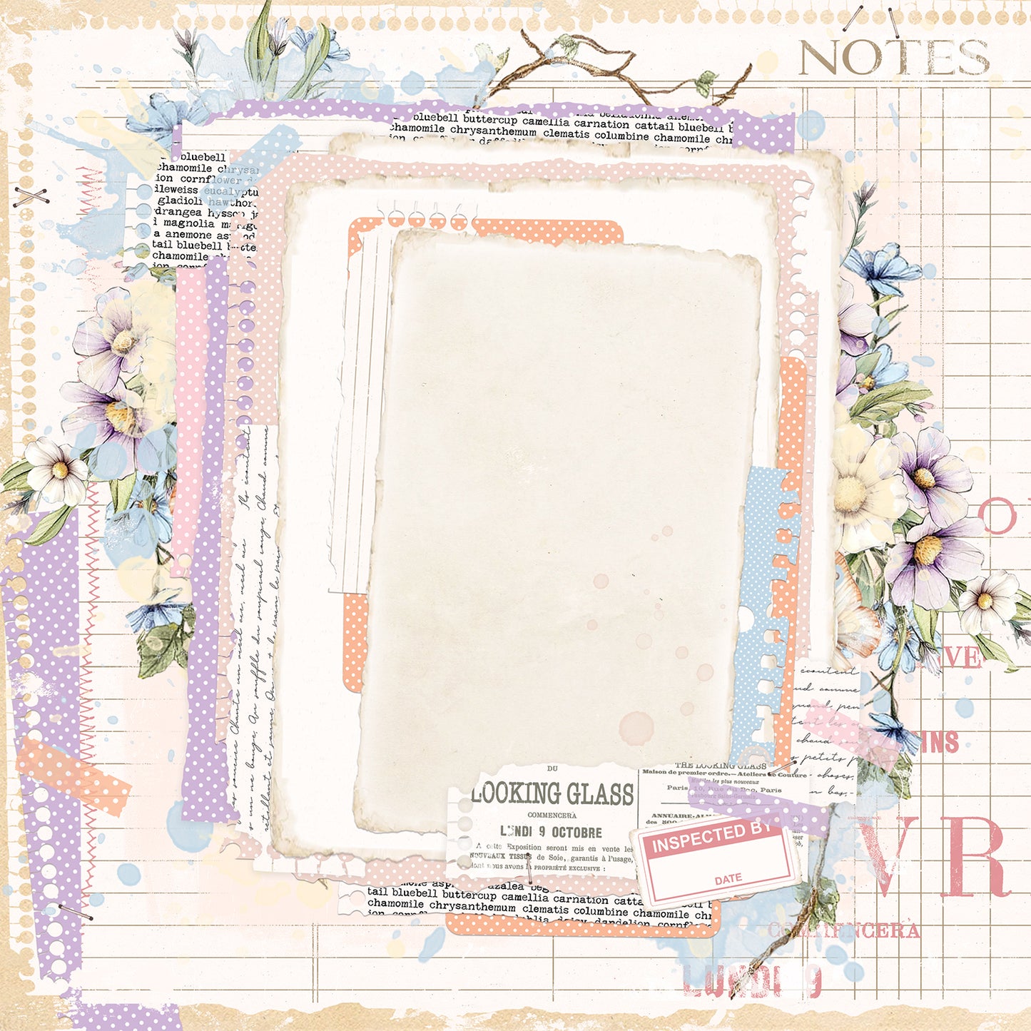 49 & Market The Looking Glass 12x12 Collection Pack