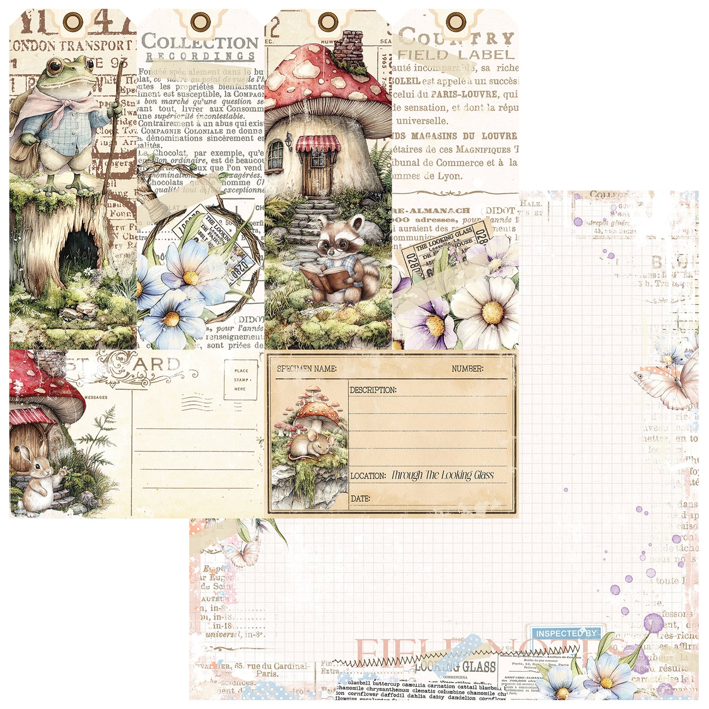 49 & Market The Looking Glass 12x12 Collection Pack