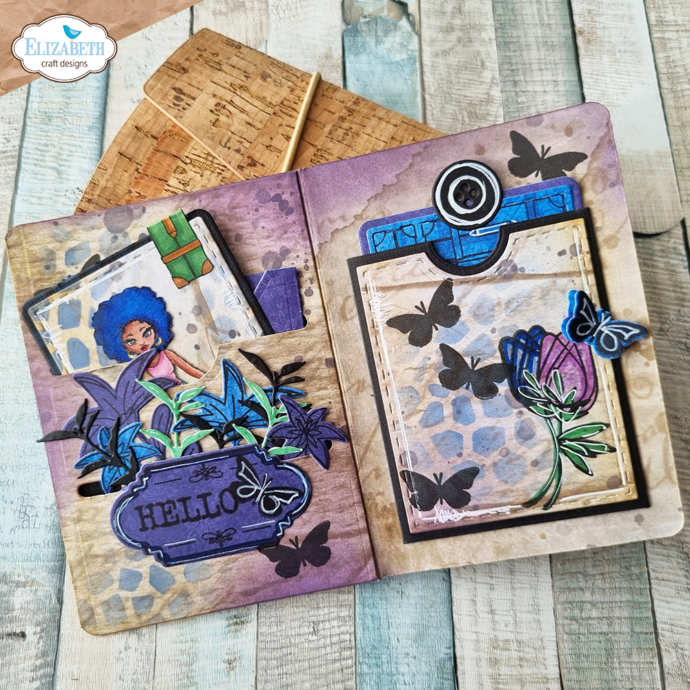 Mixed Media Art Journal Card – Elizabeth Craft Designs