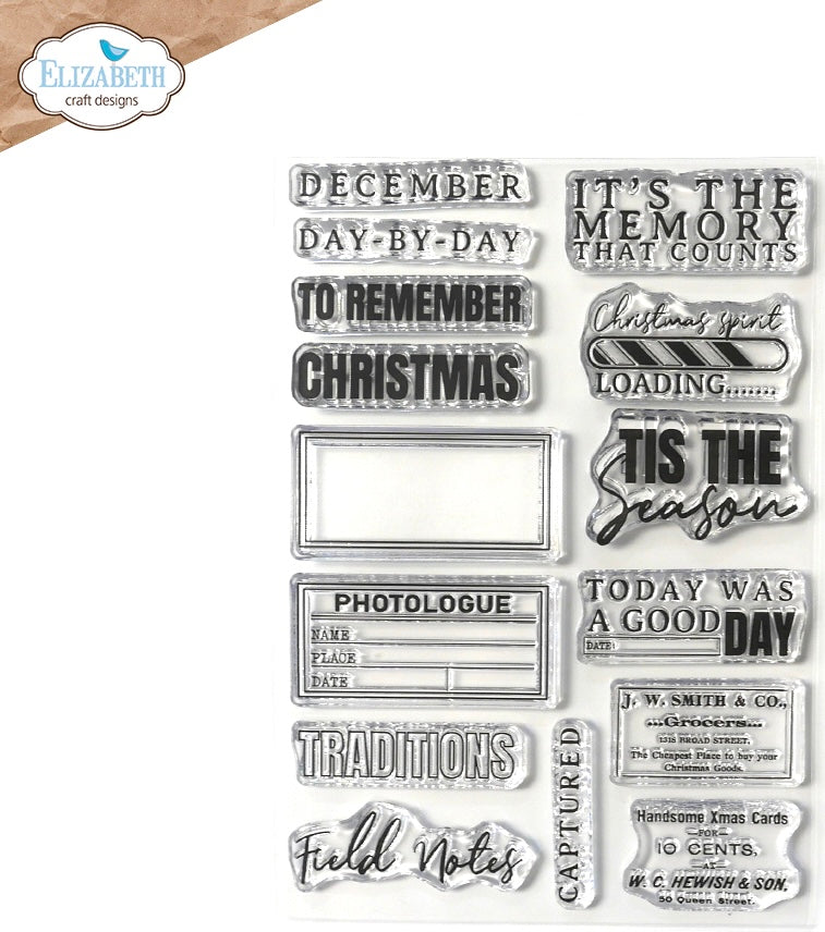 December day-by-day page – Elizabeth Craft Designs