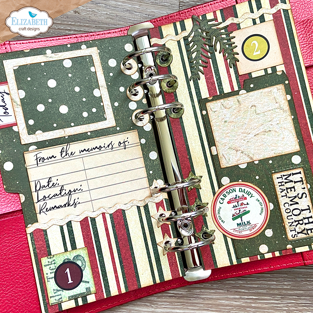 Elizabeth Craft Designs December Day by Day 2023 Sidekick Class Kit