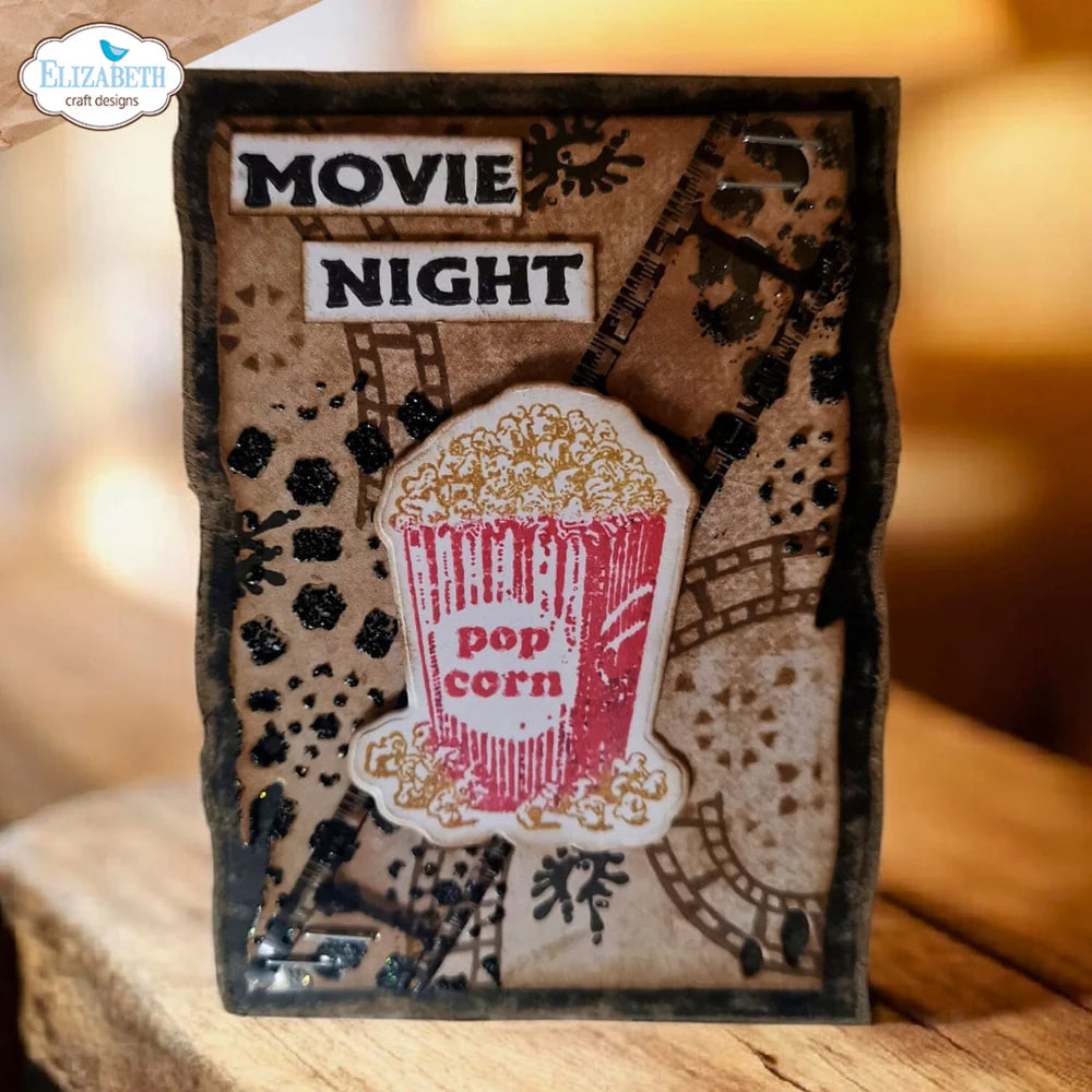 Elizabeth Craft Designs Movie Night ATC *Special Kit*